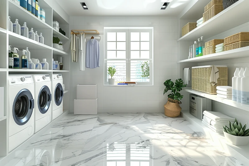 Deep clean for laundry room appliances