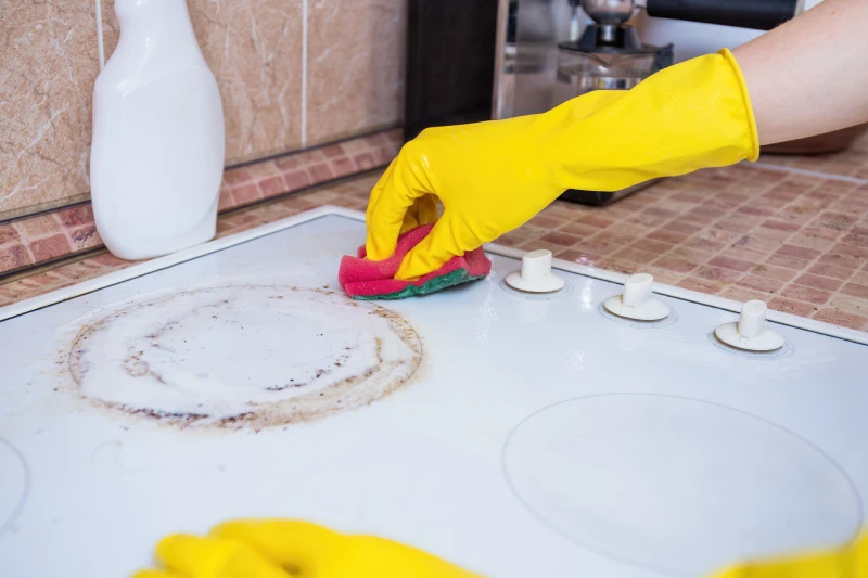 Kitchen cleaning exceptions and non-covered zones