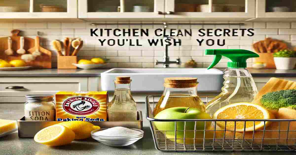 Kitchen Cleaning Tips by Bond Cleaning in Brisbane