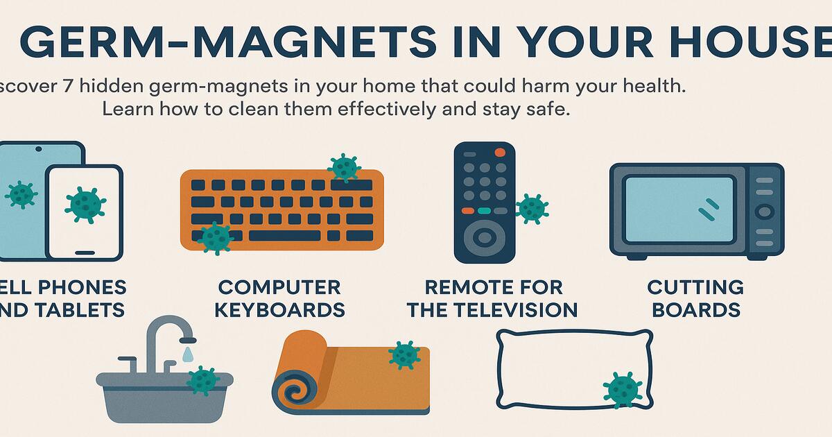 Seven Undiscovered Germ-Magnets in Your House