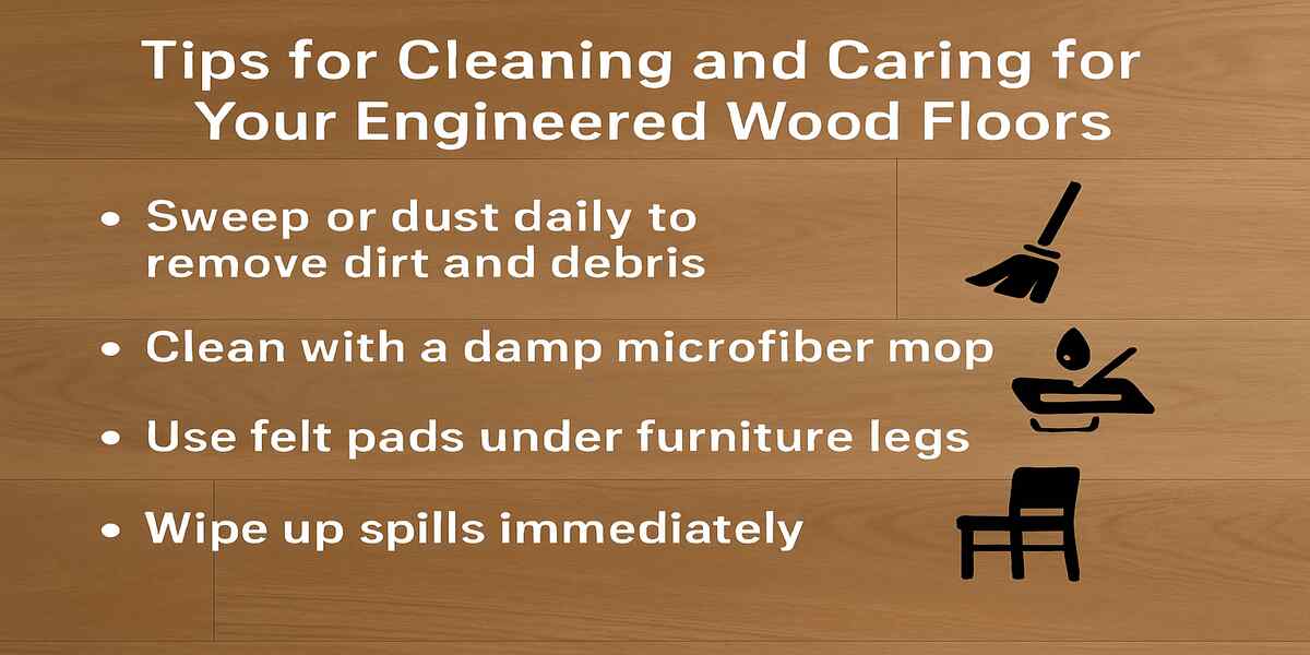 Tips for Cleaning and Caring for Your Engineered Wood Floors