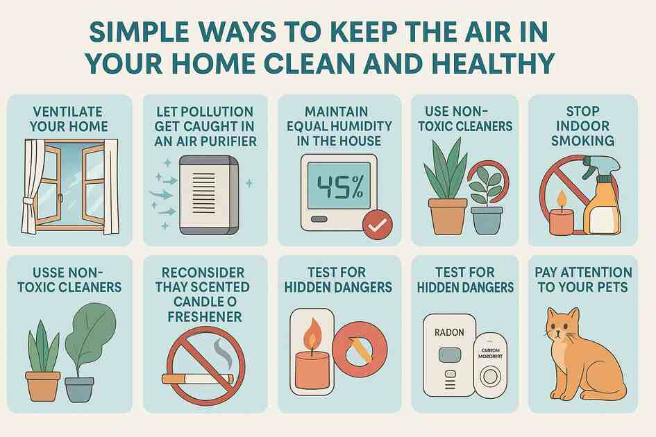Simple Ways to Keep the Air in Your Home Clean and Healthy