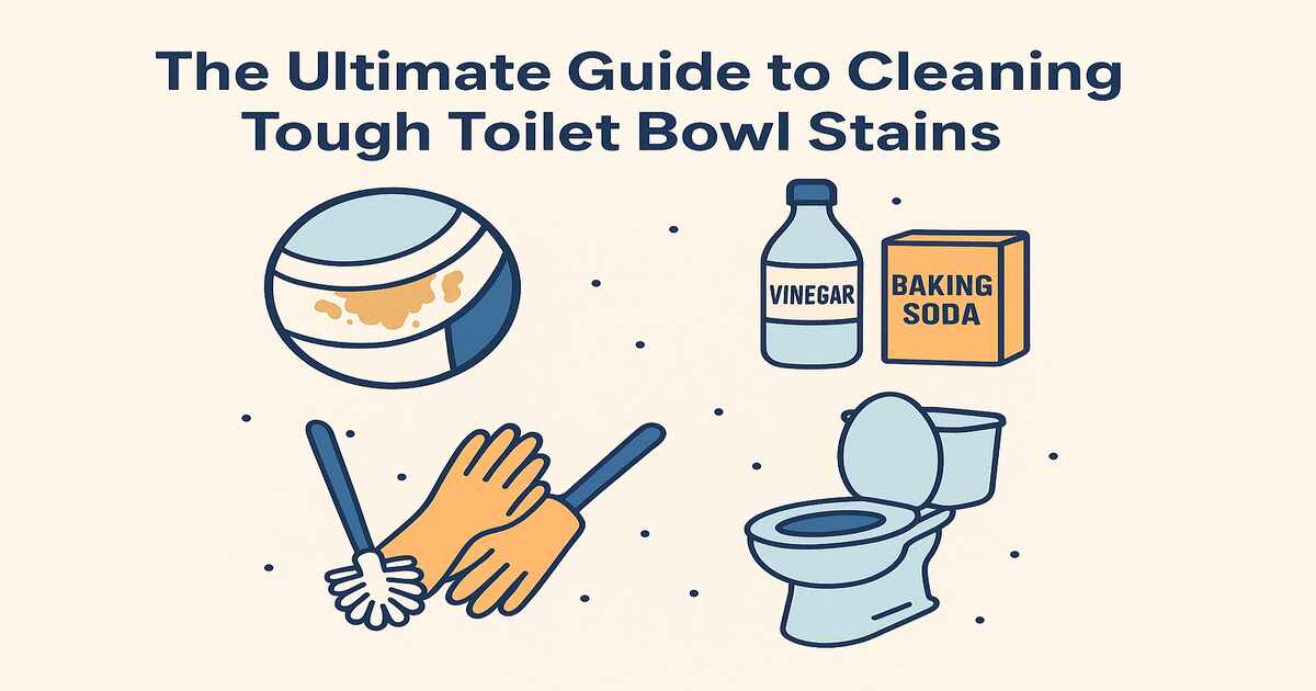 The Ultimate Guide to Cleaning Tough Toilet Bowl Stains